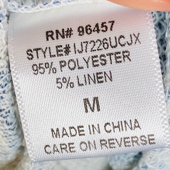 TOBI Aztec Blue and White Sweater - Picture 6 of 8